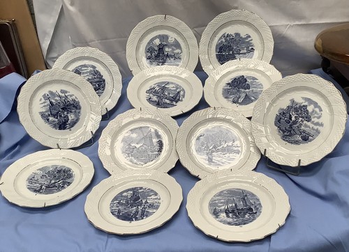 Assiettes moulin des - 12,