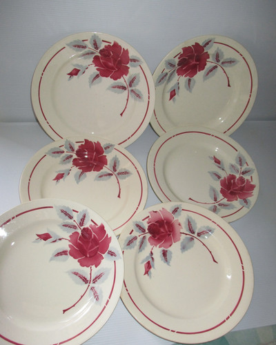 Assiettes plates moulin - assiettes,