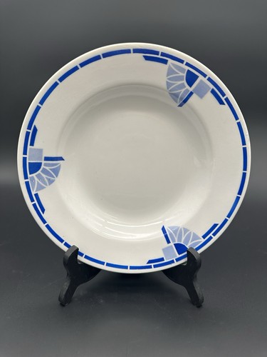 Assiettes creuses art déco - creuses,