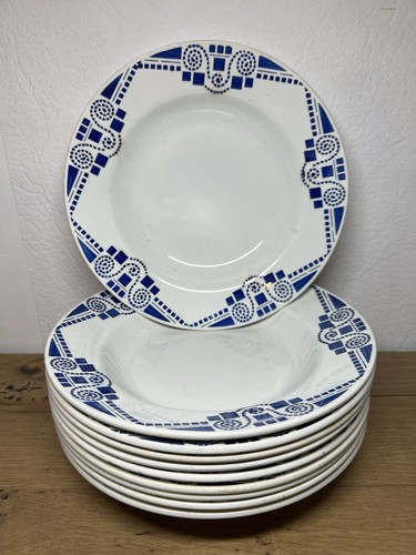 Assiettes creuses moulin - assiettes,