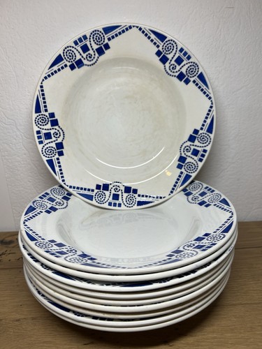 Assiettes creuses moulin - 10,
