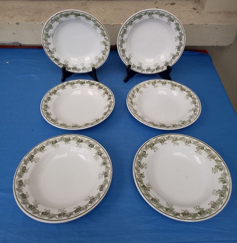 Anciennes assiettes creuses - assiettes,
