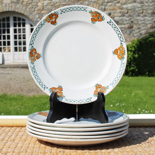 Ensemble assiettes plates - 6,