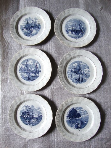 Assiettes moulin des - 6,